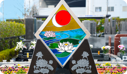 慈しみ安住の会の花壇葬(イメージ)